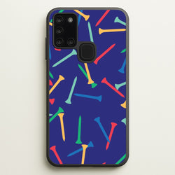 Golf Tees Pattern  - Golf Phone Case for Galaxy A21s