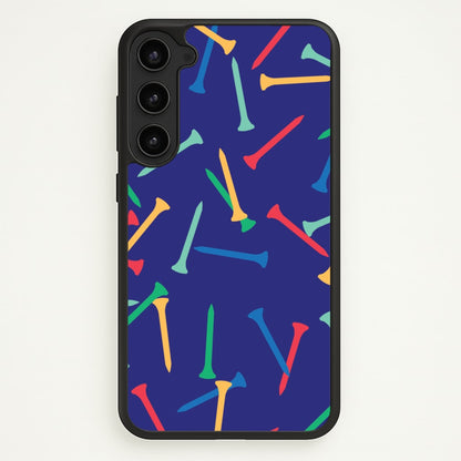 Golf Tees Pattern  - Golf Phone Case for Galaxy S23