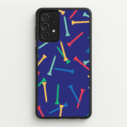 Golf Tees Pattern  - Golf Phone Case for Galaxy A52 / A52s