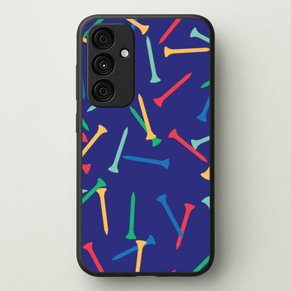 Golf Tees Pattern  - Golf Phone Case for Galaxy A15