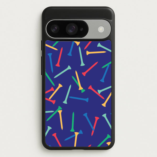 Golf Tees Pattern Phone Case for Google Pixel 10 / 10 Pro