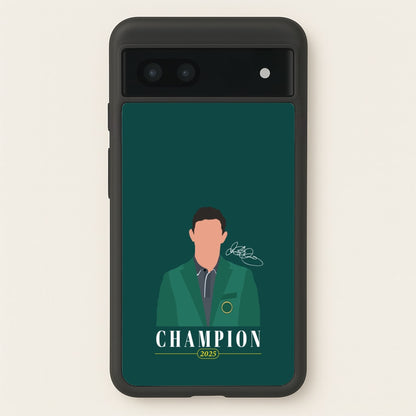 Rory Champion 2025 Signature  - Golf Phone Case for Google Pixel 6a