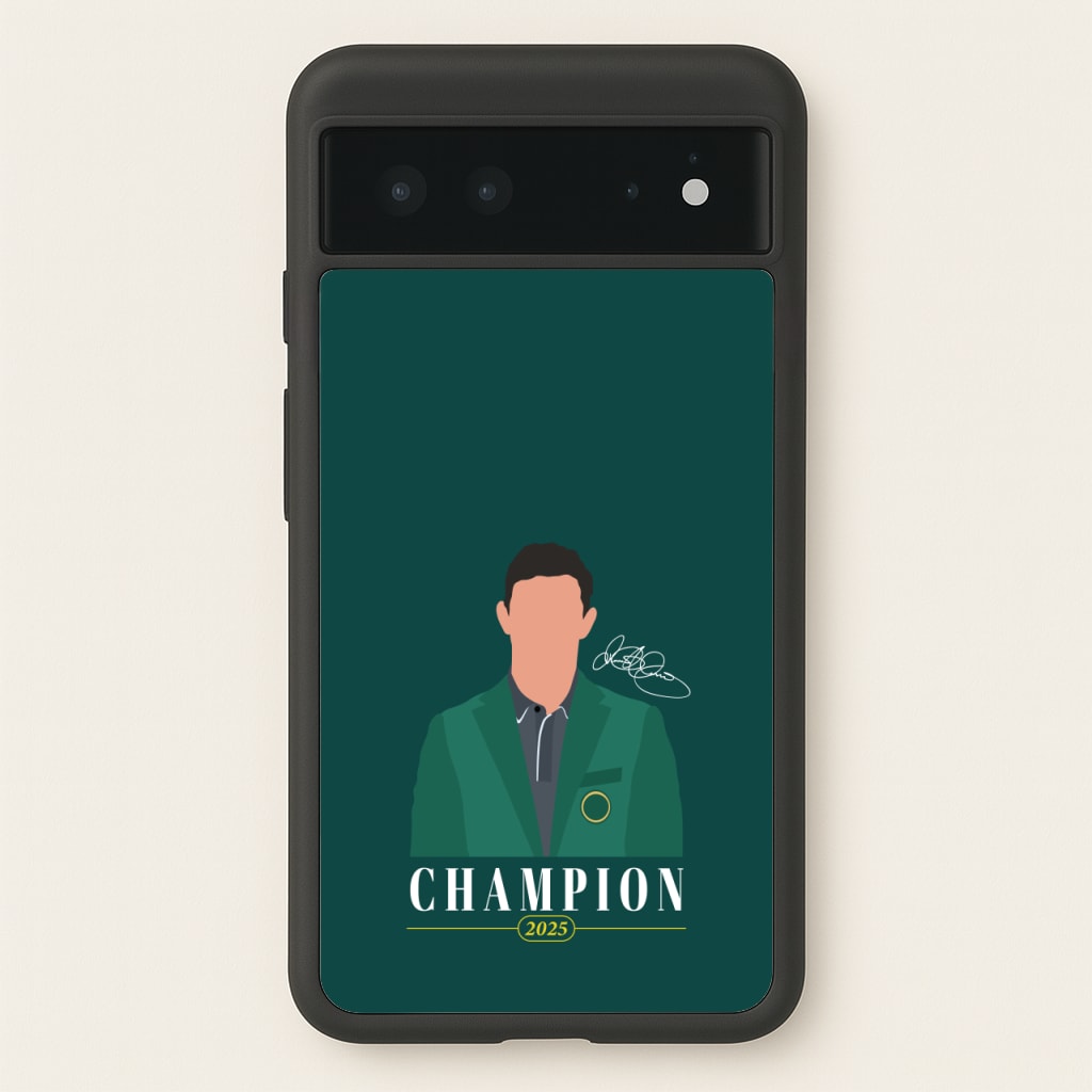 Rory Champion 2025 Signature  - Golf Phone Case for Google Pixel 6