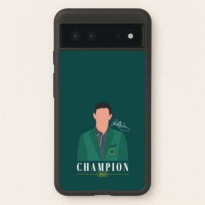 Rory Champion 2025 Signature  - Golf Phone Case for Google Pixel 6