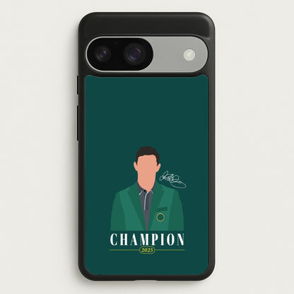 Rory Champion 2025 Signature  - Golf Phone Case for Google Pixel 9 / 9 Pro