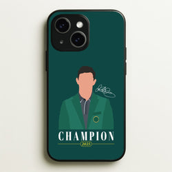Rory Champion 2025 Signature  - Golf Phone Case for iPhone 15