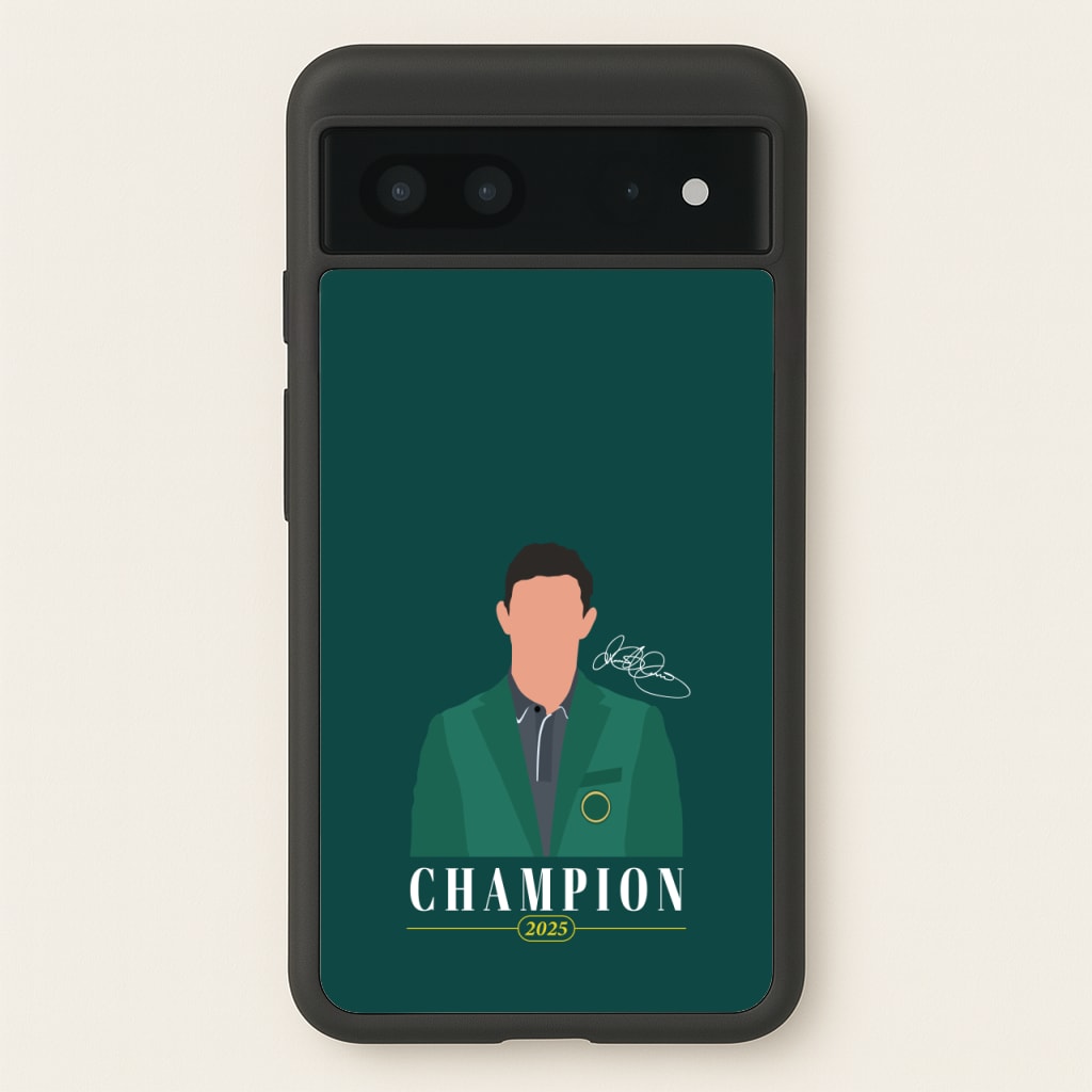 Rory Champion 2025 Signature  - Golf Phone Case for Google Pixel 7