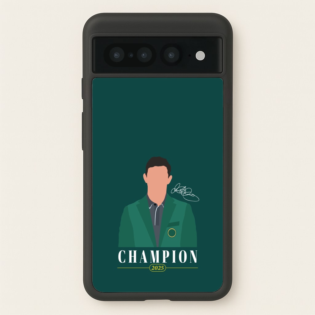 Rory Champion 2025 Signature  - Golf Phone Case for Google Pixel 7 Pro