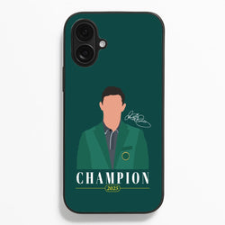 Rory Champion 2025 Signature  - Golf Phone Case for iPhone 16 Plus