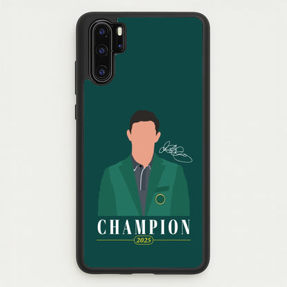 Rory Champion 2025 Signature  - Golf Phone Case for Huawei P30 Pro