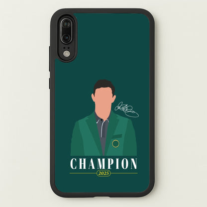 Rory Champion 2025 Signature  - Golf Phone Case for Huawei P20