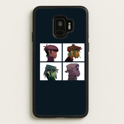 Members  - Gorillaz Phone Case for Galaxy S9