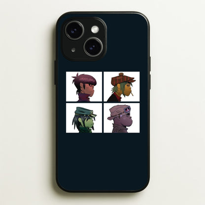 Members  - Gorillaz Phone Case for iPhone 14