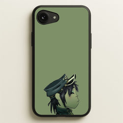 Green 2d  - Gorillaz Phone Case for iPhone 16e