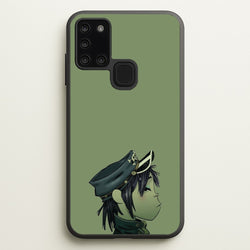 Green 2d  - Gorillaz Phone Case for Galaxy A21s
