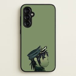 Green 2d  - Gorillaz Phone Case for Galaxy A54