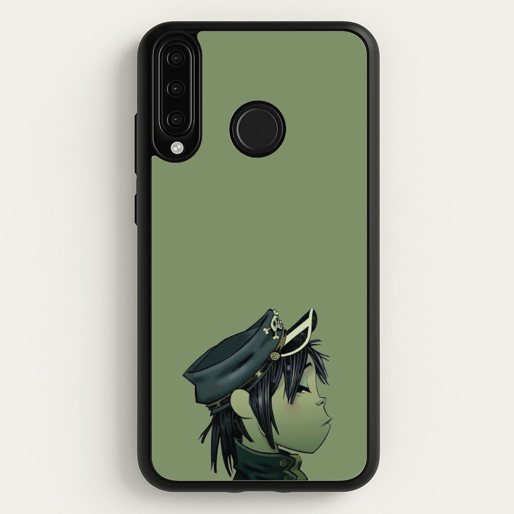 Green 2d  - Gorillaz Phone Case for Huawei P30 Lite