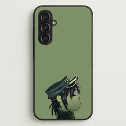 Green 2d  - Gorillaz Phone Case for Galaxy S23FE