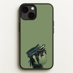 Green 2d  - Gorillaz Phone Case for iPhone 13