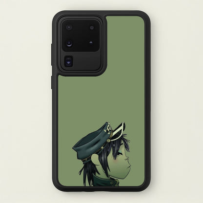 Green 2d  - Gorillaz Phone Case for Galaxy S20 Ultra