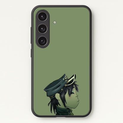 Green 2d  - Gorillaz Phone Case for Galaxy S24FE