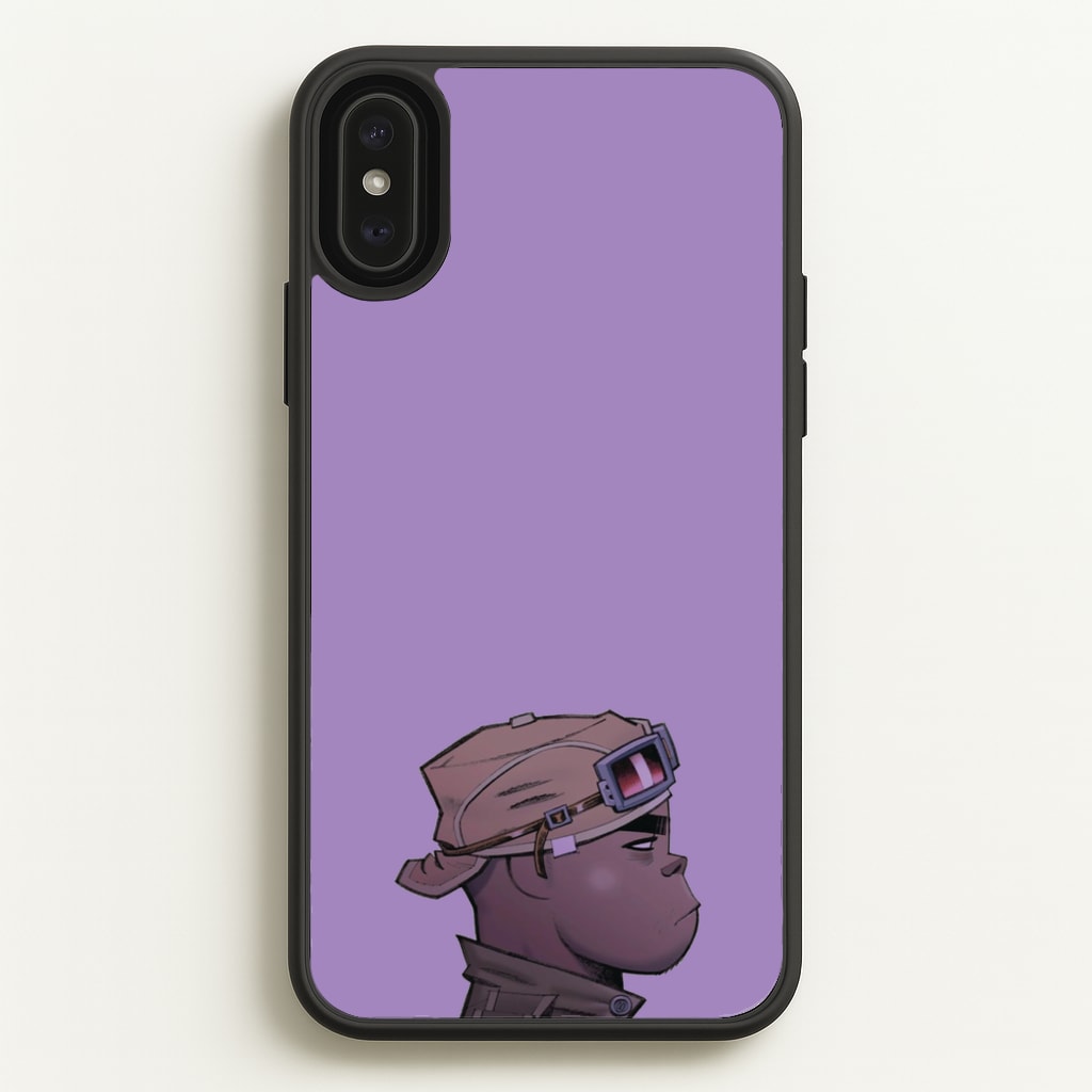 Purple 2d  - Gorillaz Phone Case for iPhone XS Max