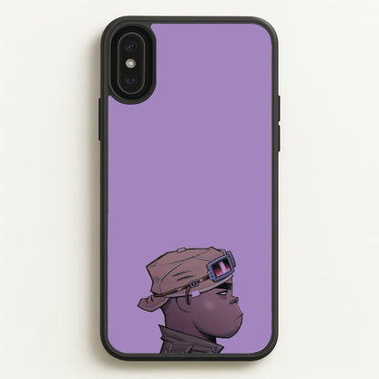 Purple 2d  - Gorillaz Phone Case for iPhone XS Max