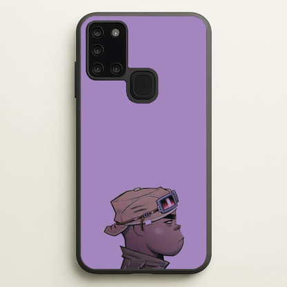 Purple 2d  - Gorillaz Phone Case for Galaxy A21s