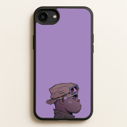Purple 2d  - Gorillaz Phone Case for iPhone 6 / 7 / 8 / SE