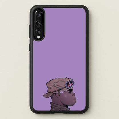 Purple 2d  - Gorillaz Phone Case for Huawei P20 Pro