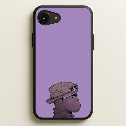 Purple 2d  - Gorillaz Phone Case for iPhone 16e