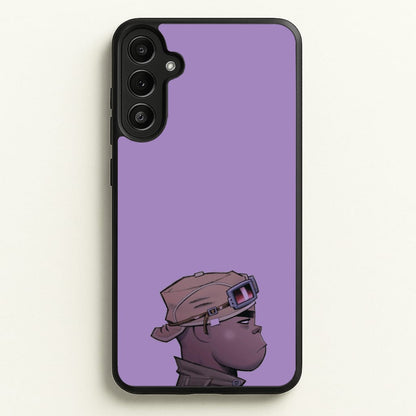 Purple 2d  - Gorillaz Phone Case for Galaxy A34