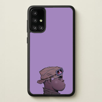 Purple 2d  - Gorillaz Phone Case for Galaxy A71