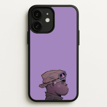 Purple 2d  - Gorillaz Phone Case for iPhone 11