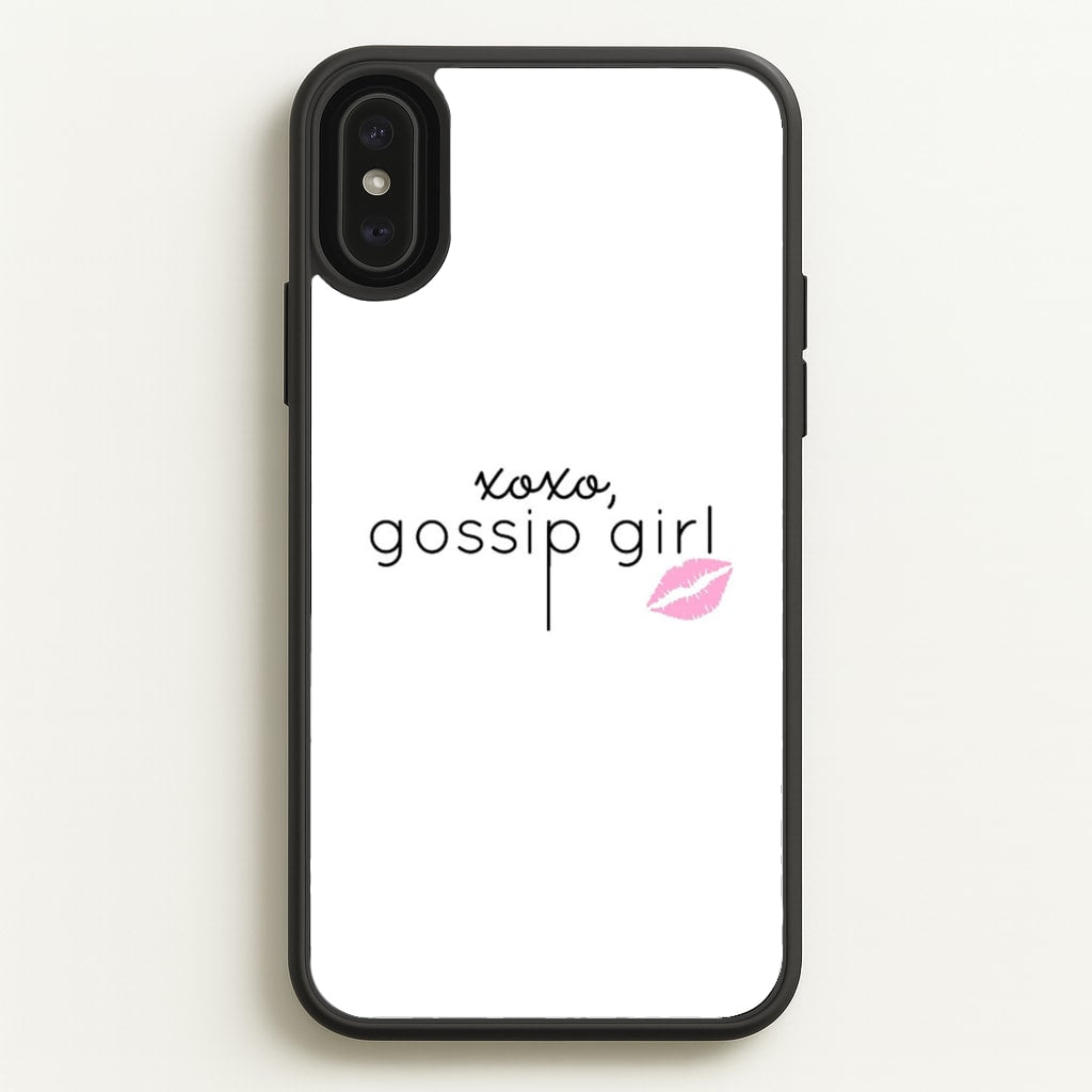 XOXO Gossip  - Gossip Girl Phone Case for iPhone XS Max