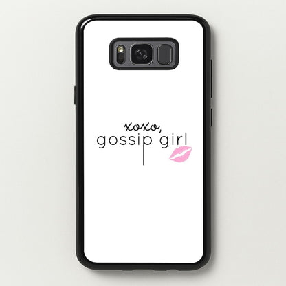 XOXO Gossip  - Gossip Girl Phone Case for Galaxy S8 Plus