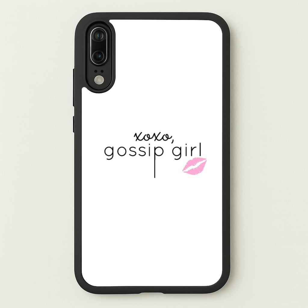 XOXO Gossip  - Gossip Girl Phone Case for Huawei P20