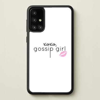 XOXO Gossip  - Gossip Girl Phone Case for Galaxy A71