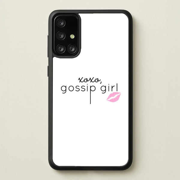 XOXO Gossip  - Gossip Girl Phone Case for Galaxy A71