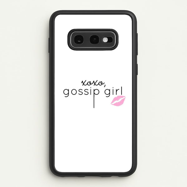 XOXO Gossip  - Gossip Girl Phone Case for Galaxy S10e