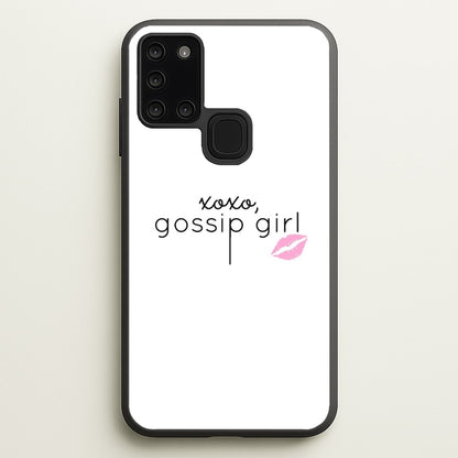 XOXO Gossip  - Gossip Girl Phone Case for Galaxy A21s