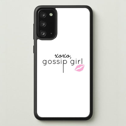 XOXO Gossip  - Gossip Girl Phone Case for Galaxy Note 20