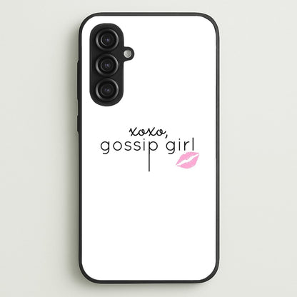XOXO Gossip  - Gossip Girl Phone Case for Galaxy S23FE