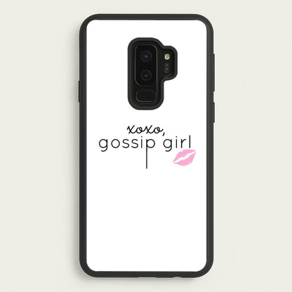 XOXO Gossip  - Gossip Girl Phone Case for Galaxy S9 Plus