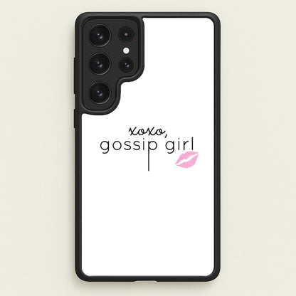 XOXO Gossip  - Gossip Girl Phone Case for Galaxy S22 Ultra