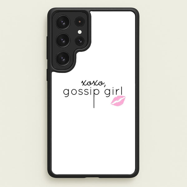 XOXO Gossip  - Gossip Girl Phone Case for Galaxy S22 Ultra