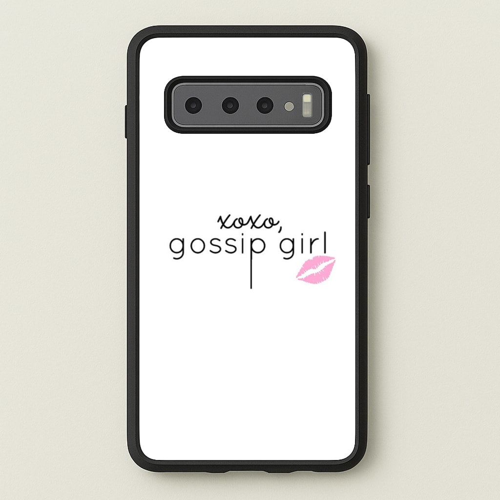 XOXO Gossip  - Gossip Girl Phone Case for Galaxy S10 Plus