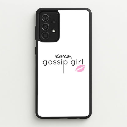 XOXO Gossip  - Gossip Girl Phone Case for Galaxy A52 / A52s
