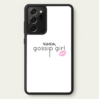 XOXO Gossip  - Gossip Girl Phone Case for Galaxy Note 20 Ultra