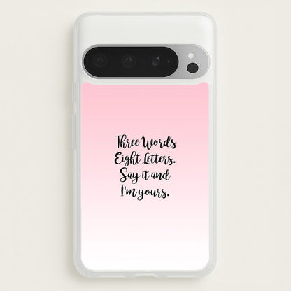 Three Words, Eight Letters - Gossip  - Gossip Girl Phone Case for Google Pixel 9 Pro XL